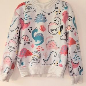 Dinosaur Print Sweater